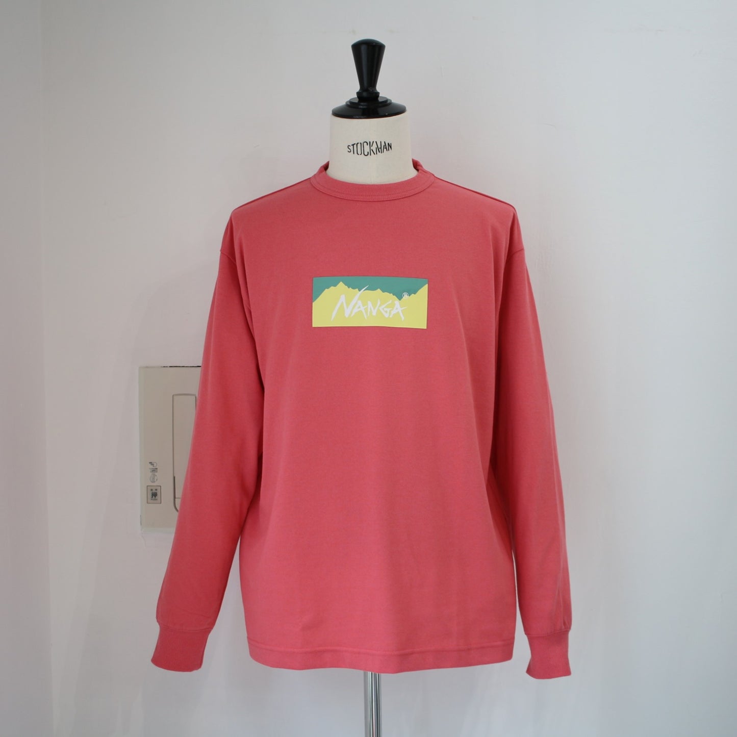 ECO HYBRID BOX LOGO L/S TEE(UNISEX)エコハイブリッドボックスロゴロングスリーブティー