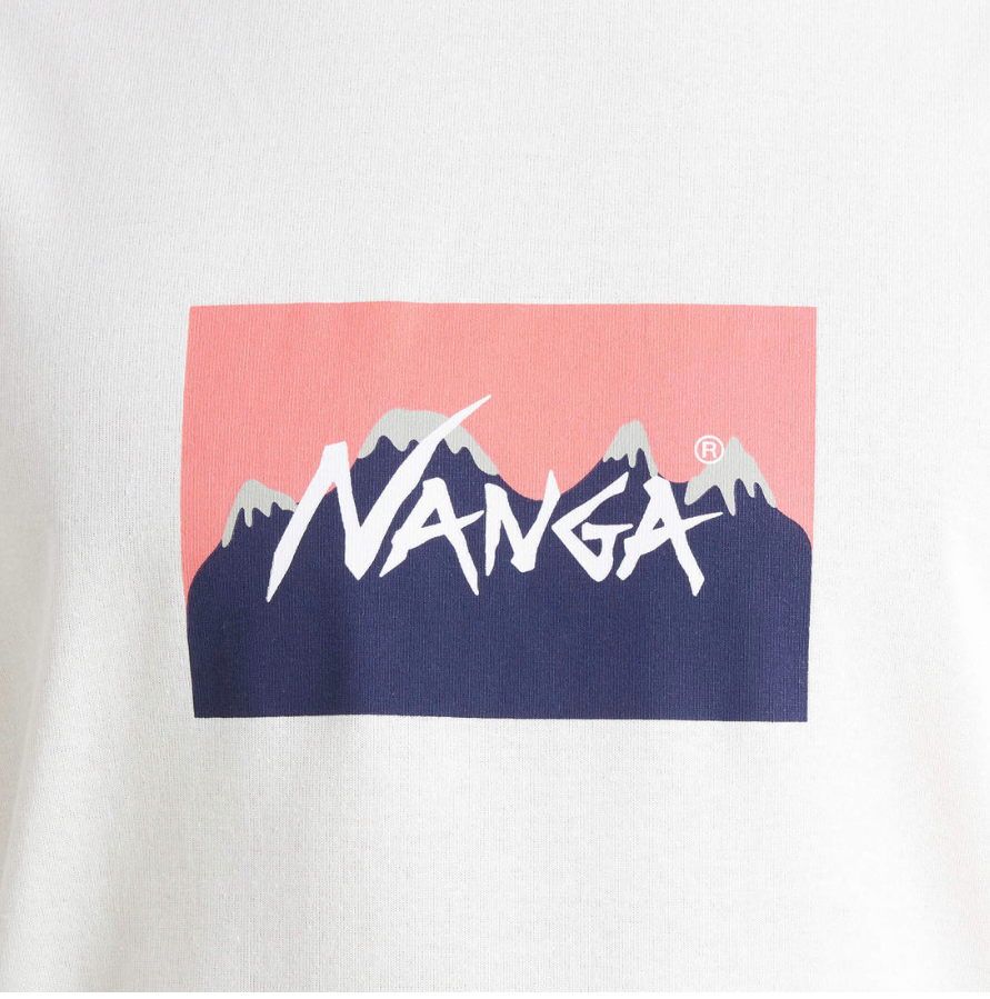 NANGA×Jerry Ukai ECO HYBRID NANGA LOGO TEE