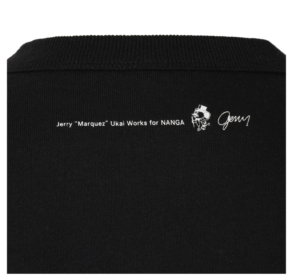 NANGA×Jerry Ukai ECO HYBRID NANGA LOGO TEE