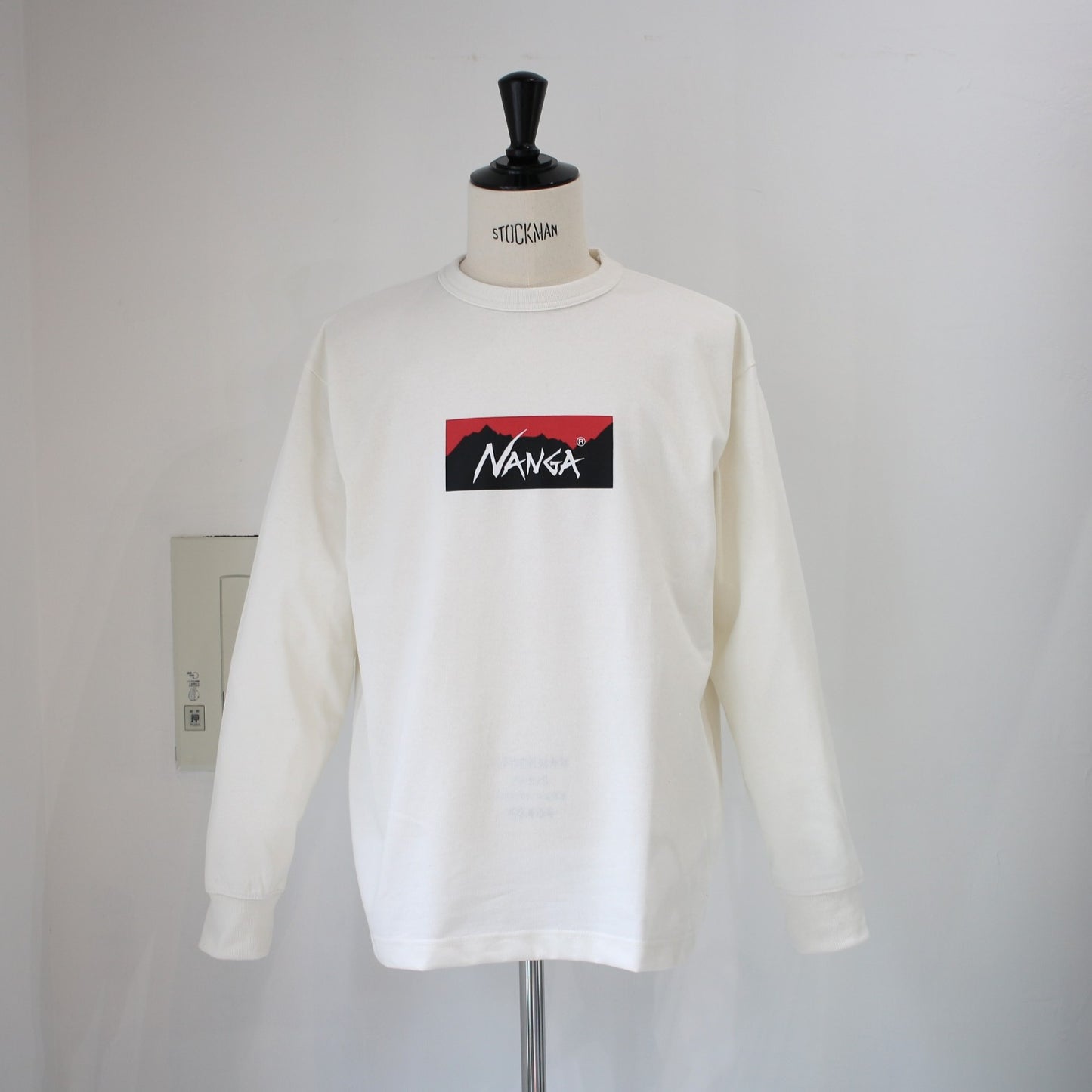 ECO HYBRID BOX LOGO L/S TEE(UNISEX)エコハイブリッドボックスロゴロングスリーブティー