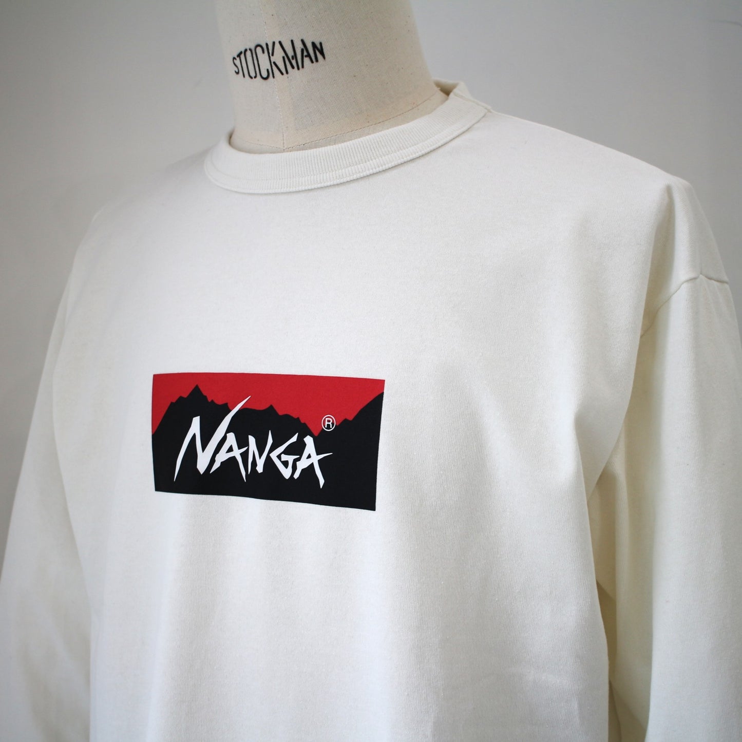ECO HYBRID BOX LOGO L/S TEE(UNISEX)エコハイブリッドボックスロゴロングスリーブティー