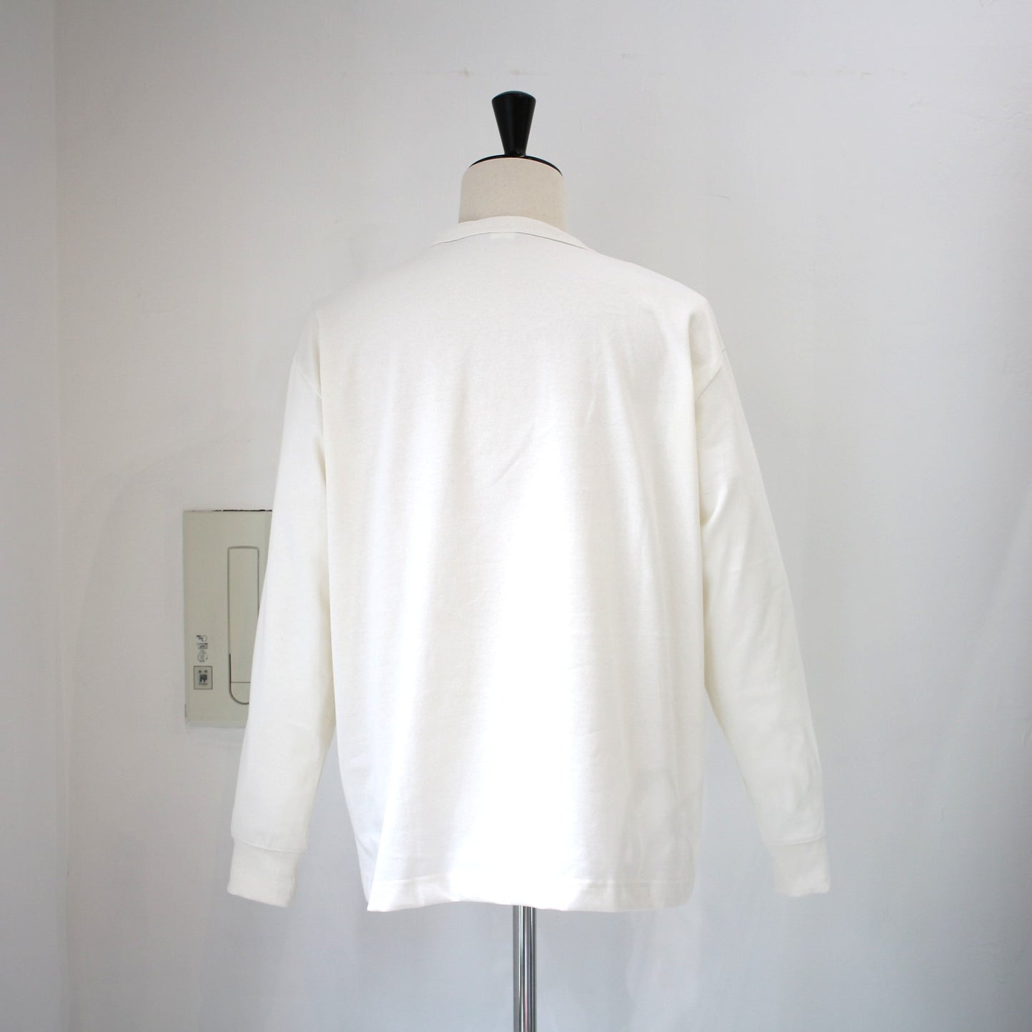 ECO HYBRID BOX LOGO L/S TEE(UNISEX)エコハイブリッドボックスロゴロングスリーブティー
