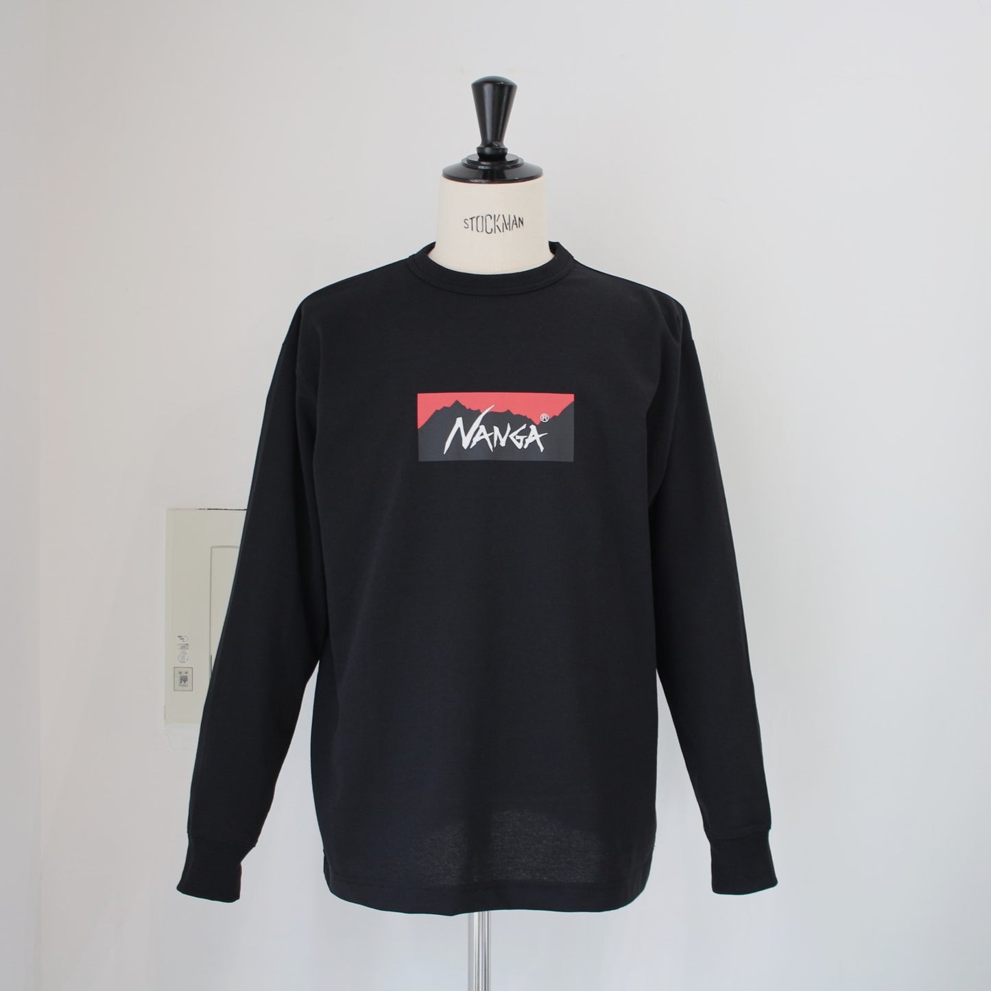 ECO HYBRID BOX LOGO L/S TEE(UNISEX)エコハイブリッドボックスロゴロングスリーブティー