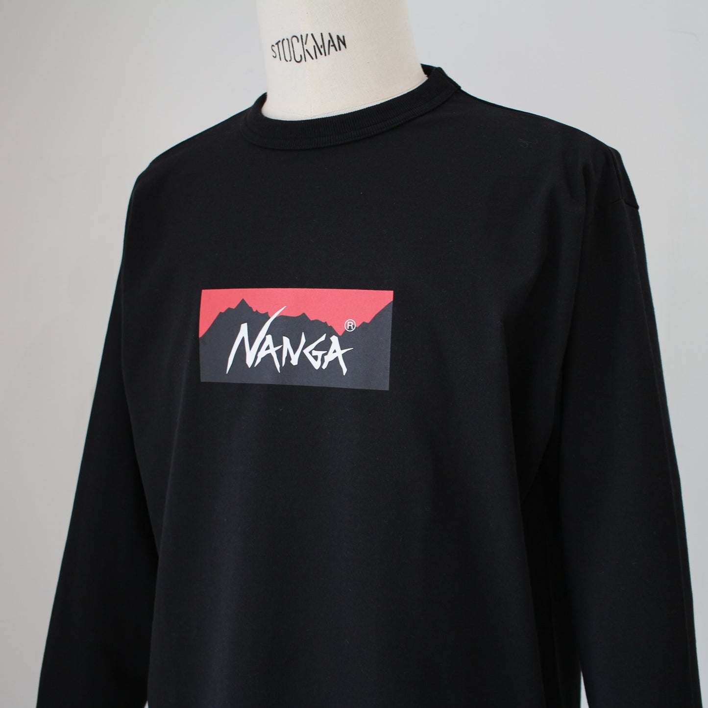 ECO HYBRID BOX LOGO L/S TEE(UNISEX)エコハイブリッドボックスロゴロングスリーブティー