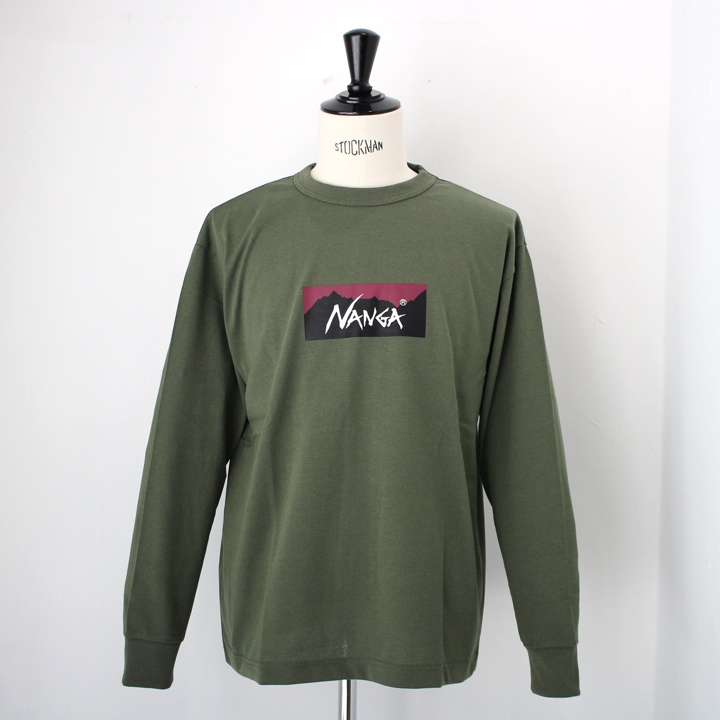 ECO HYBRID BOX LOGO L/S TEE(UNISEX)エコハイブリッドボックスロゴロングスリーブティー