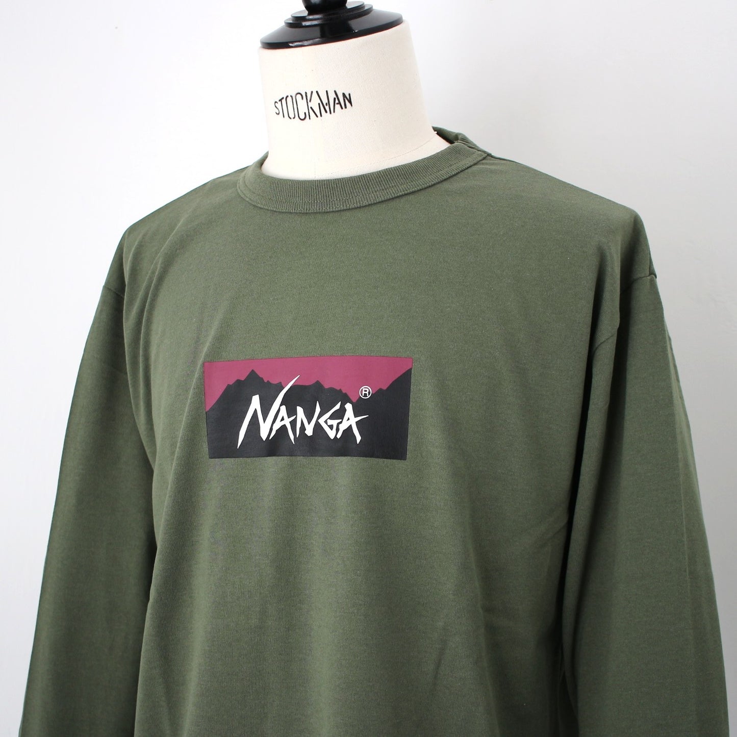 ECO HYBRID BOX LOGO L/S TEE(UNISEX)エコハイブリッドボックスロゴロングスリーブティー