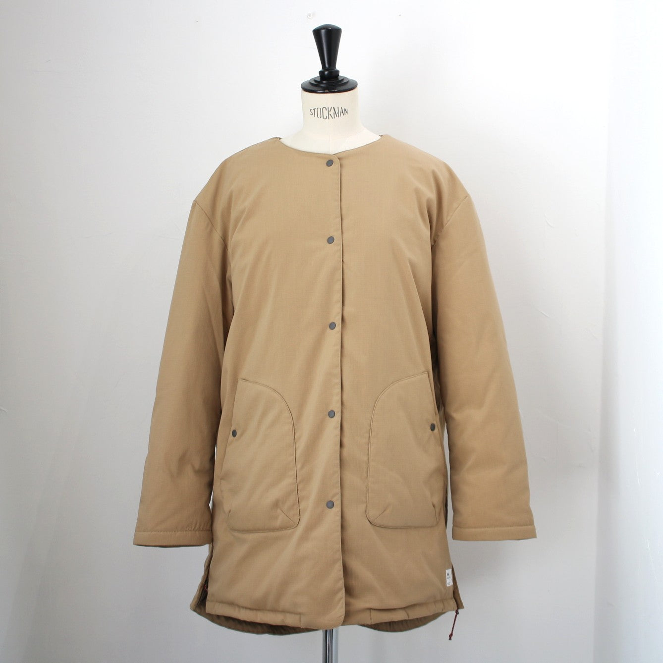 HINOC RIPSTOP INNER DOWN LONG CARDIGAN W(WOMEN)ヒノック