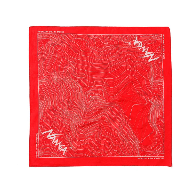 NANGA PARBAT CONTOUR MAP BANDANA