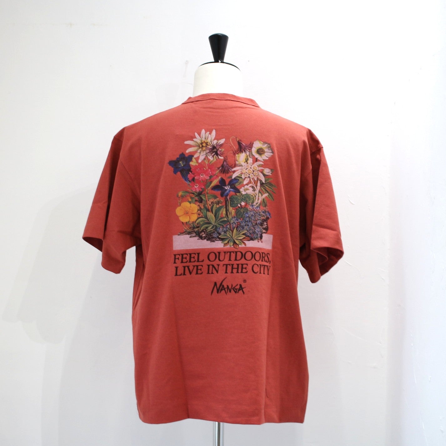 ヴィンテージ　お花 ECO HYBRID VINTAGE FLOWER TEE(エコハイブリッドビンテージフラワーT