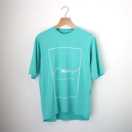 DRY MIX FRAME LOGO TEE(ドライミックス フレームロゴTシャツ)