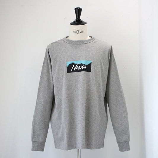 ECO HYBRID BOX LOGO L/S TEE(UNISEX)エコハイブリッドボックスロゴロングスリーブティー