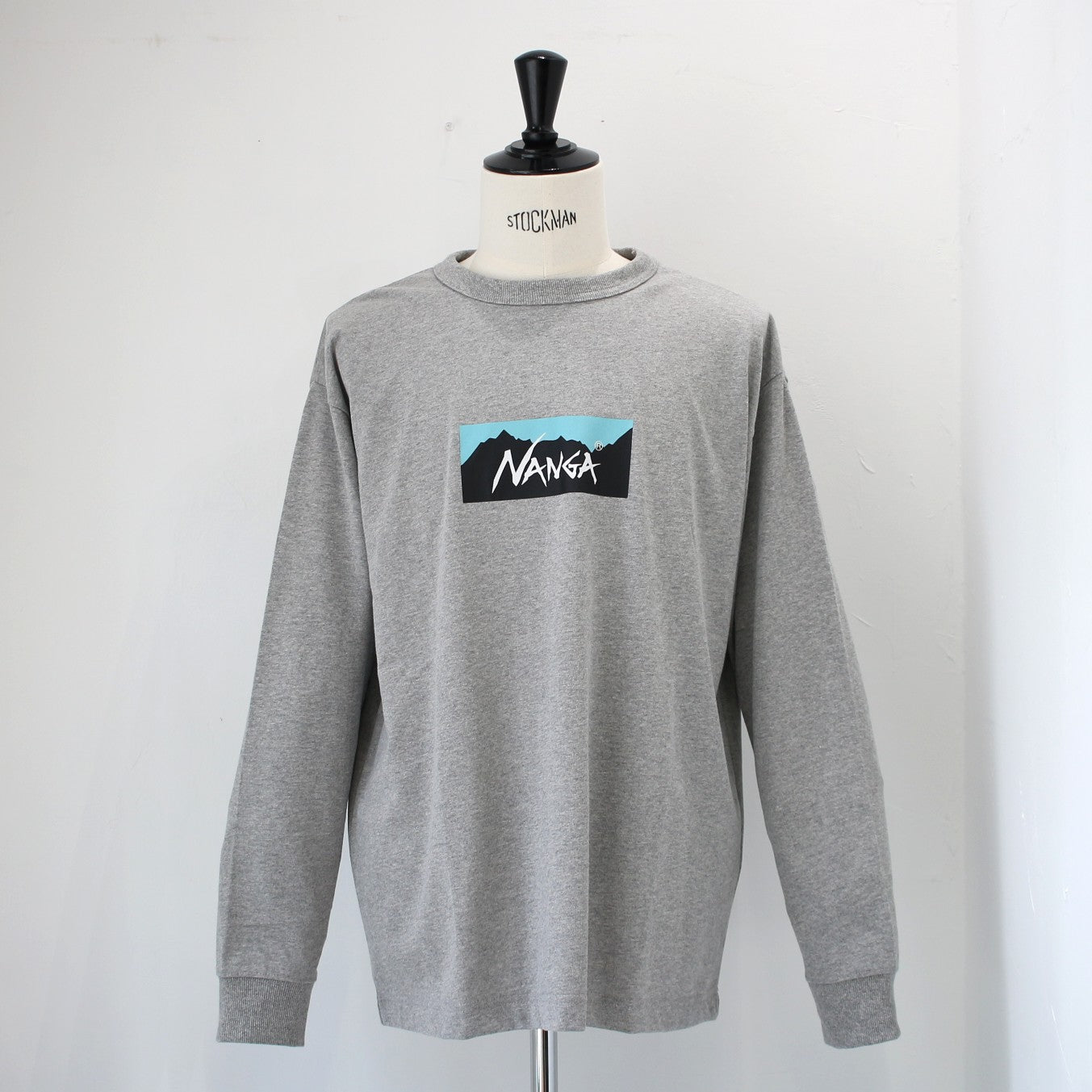 ECO HYBRID BOX LOGO L/S TEE(UNISEX)エコハイブリッドボックスロゴロングスリーブティー