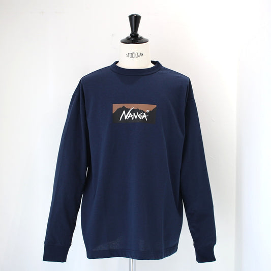 ECO HYBRID BOX LOGO L/S TEE(UNISEX)エコハイブリッドボックスロゴロングスリーブティー