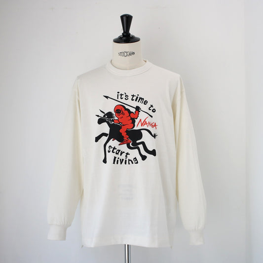 ECO HYBRID L/S TEE/DM(UNISEX)エコハイブリッドロングスリーブティー/DM