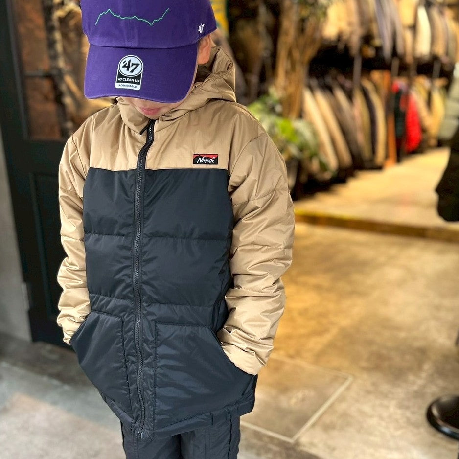 Kids AURORA TEX DOWN JACKET BICOLOR(キッズオーロラテックスダウン