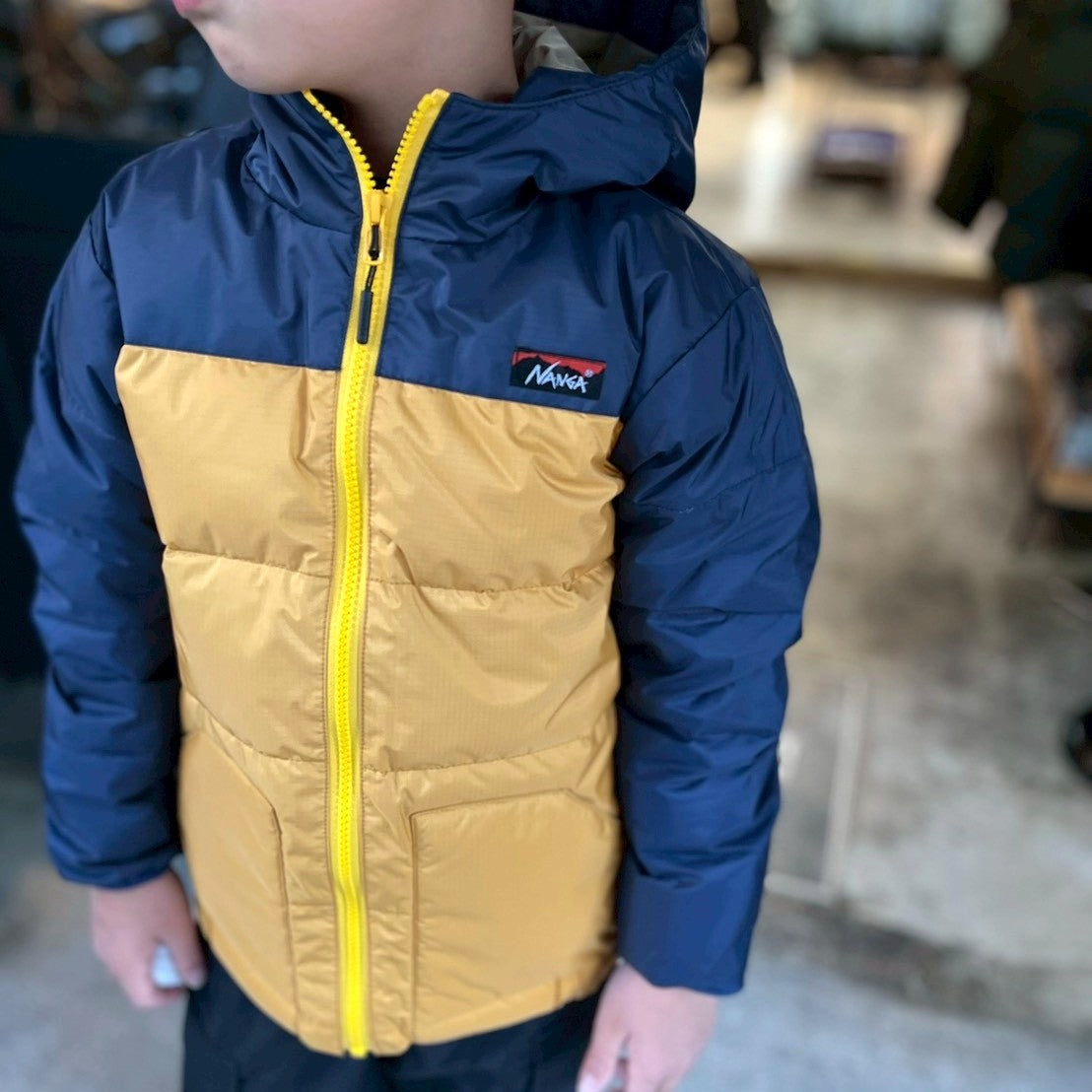 Kids AURORA TEX DOWN JACKET BICOLOR(キッズオーロラテックスダウンジャケットバイカラー)※関西店舗限定モデル※