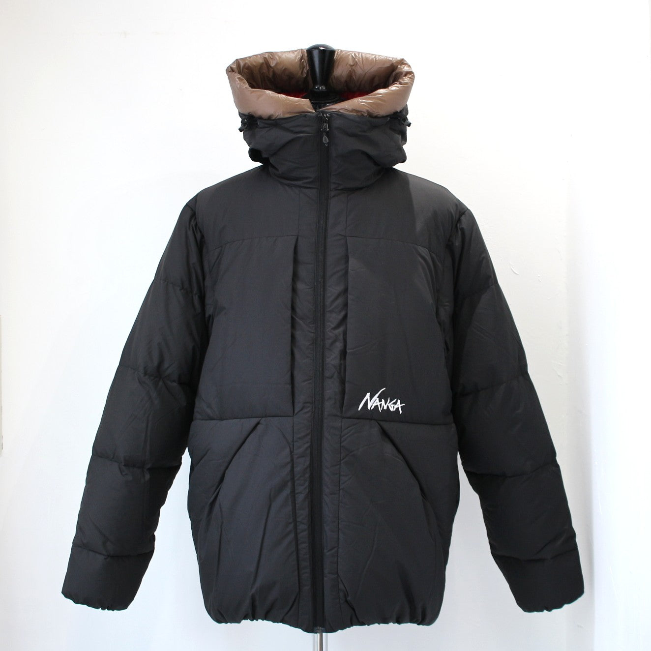 OSAKA LABEL NANGA ブラックダウンジャケット JP S NANGA SHOP OSAKA