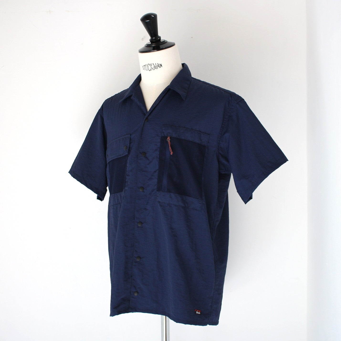 NYLON TUSSER OPEN COLLAR SHIRT(ナイロンタッサーオープンカラーシャツ)