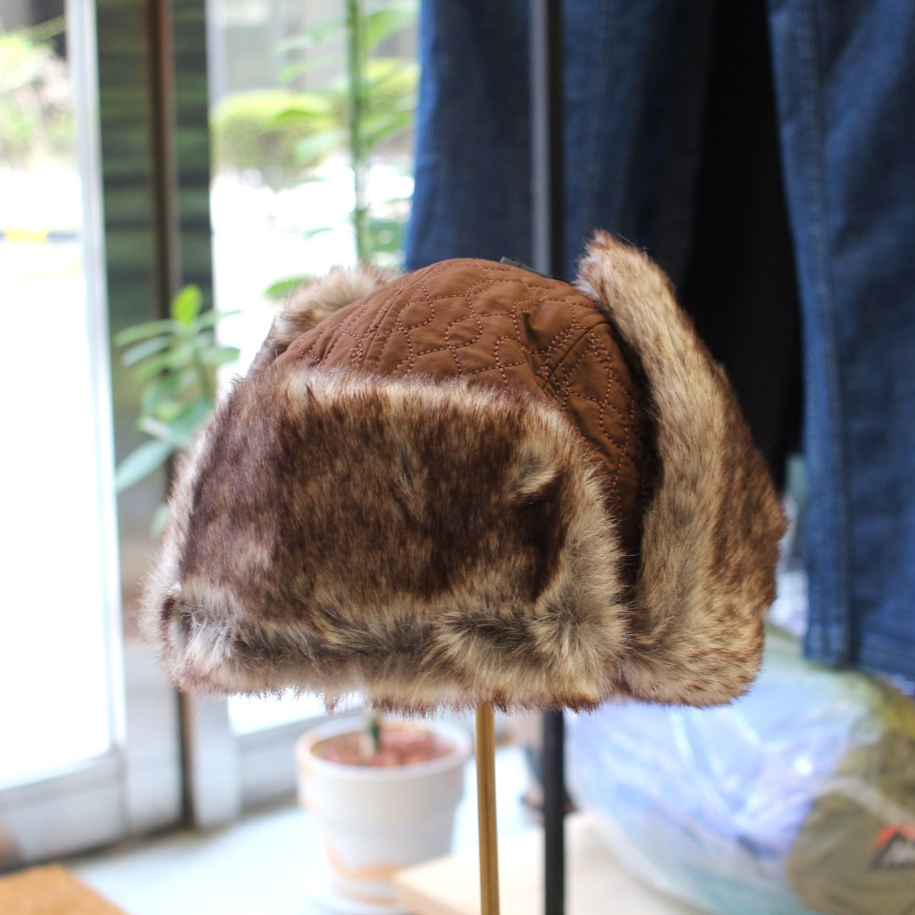 NANGA x Clef QUILT PILOT CAP(ナンガ × クレキルトパイロットキャップ)