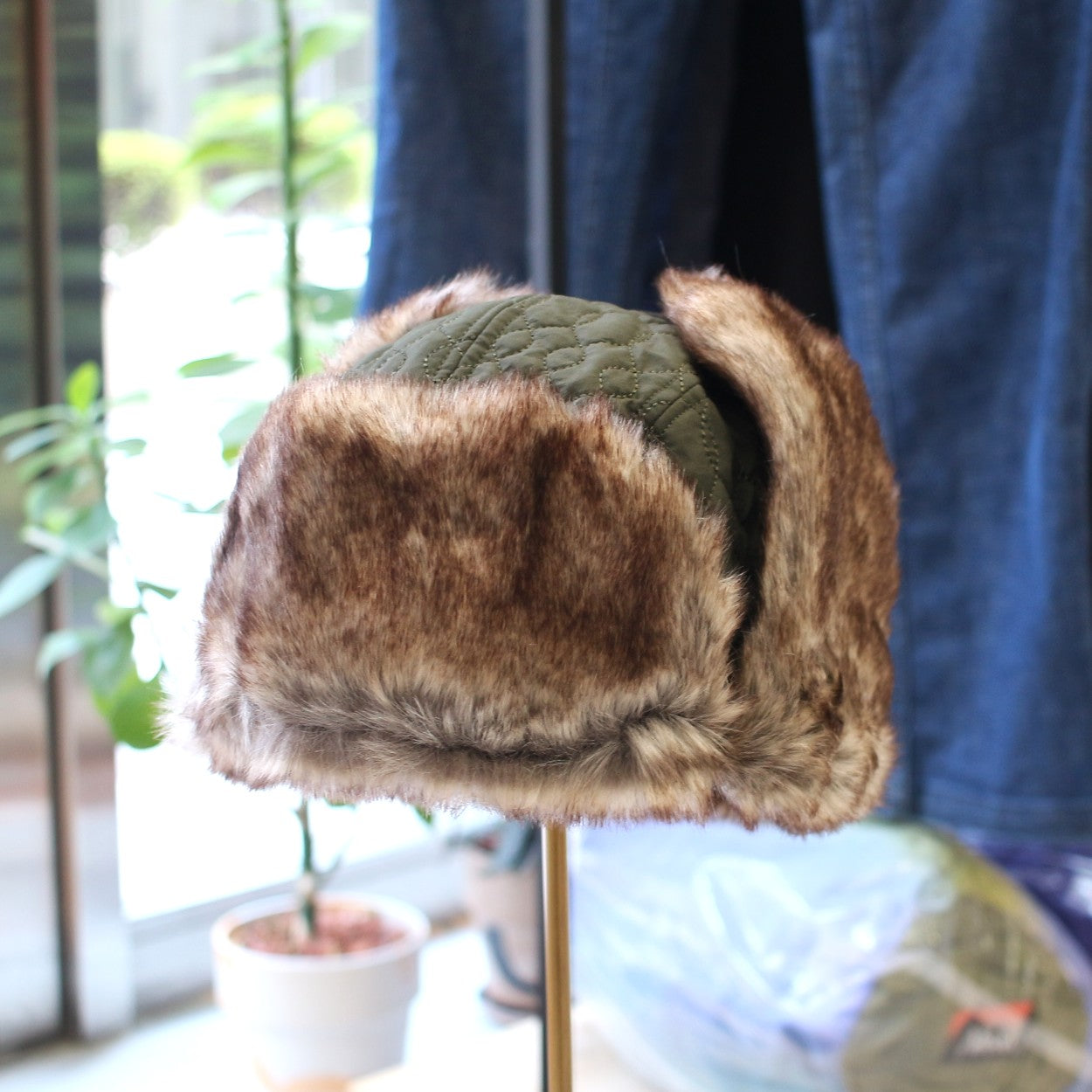 NANGA x Clef QUILT PILOT CAP(ナンガ × クレキルトパイロットキャップ