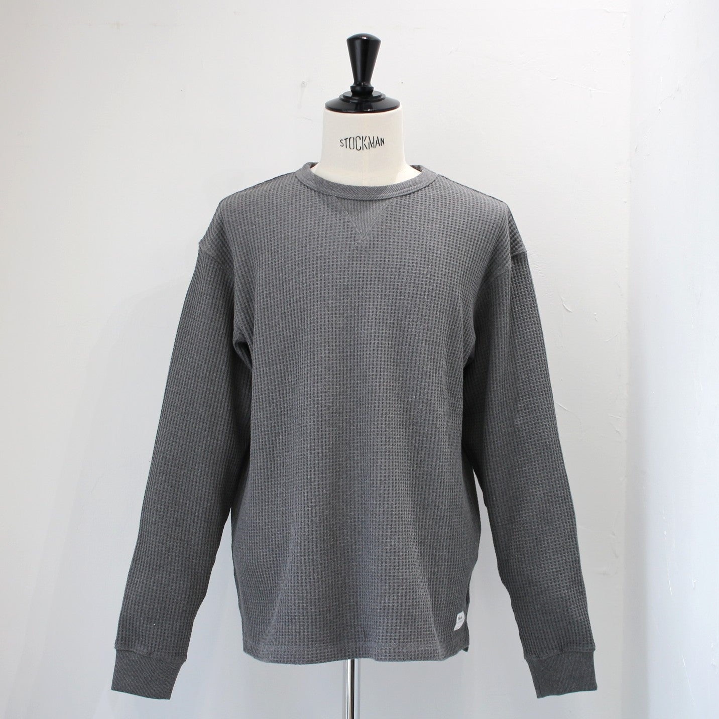 ECO HYBRID WAFFLE L/S TEE(MEN)エコハイブリッドワッフルロングスリーブTシャツ