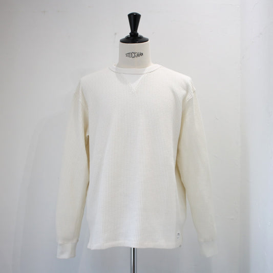 ECO HYBRID WAFFLE L/S TEE(MEN)エコハイブリッドワッフルロングスリーブTシャツ