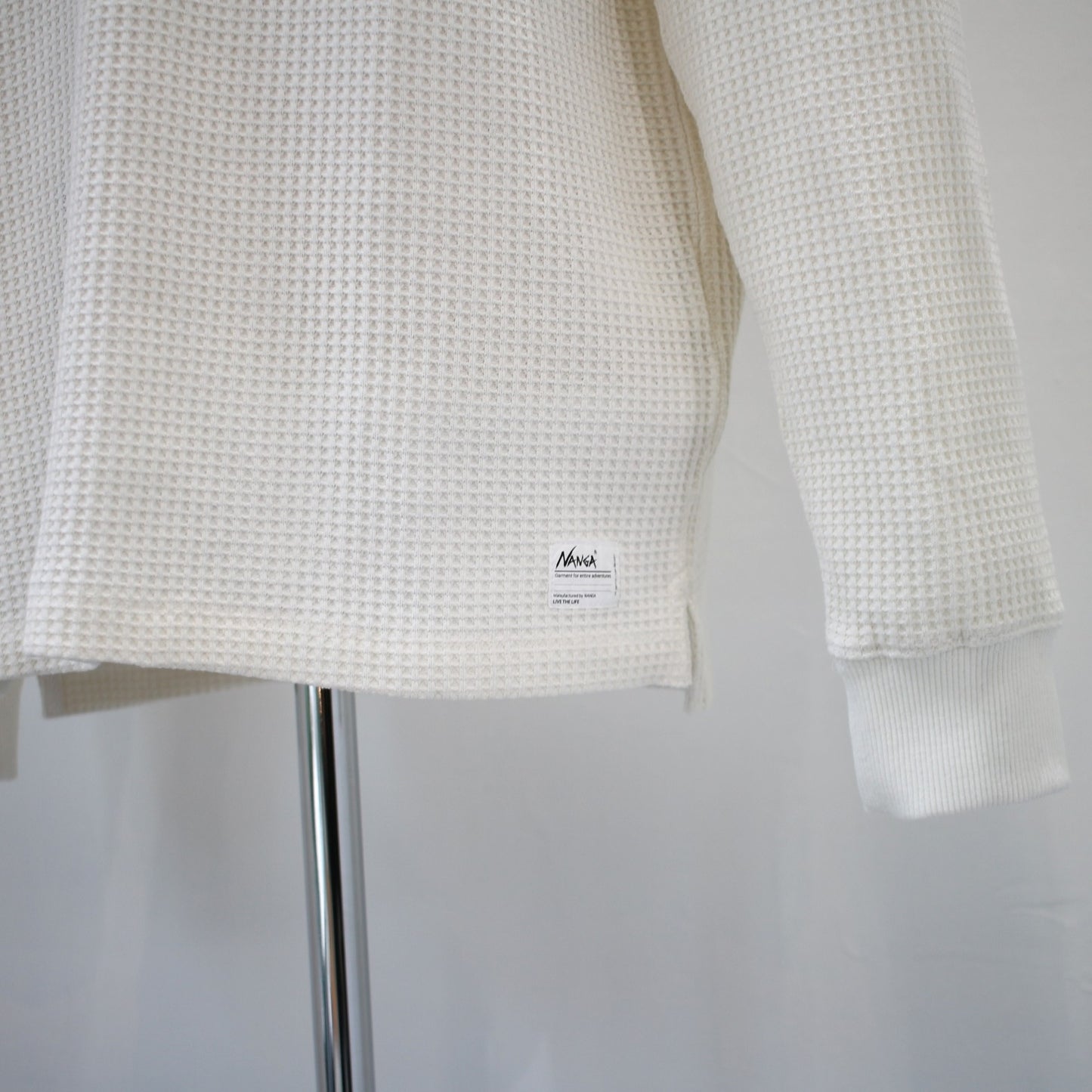 ECO HYBRID WAFFLE L/S TEE(MEN)エコハイブリッドワッフルロングスリーブTシャツ