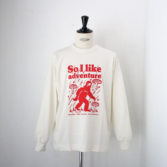 ECO HYBRID L/S TEE/UMA(UNISEX)エコハイブリッドロングスリーブティー/UMA