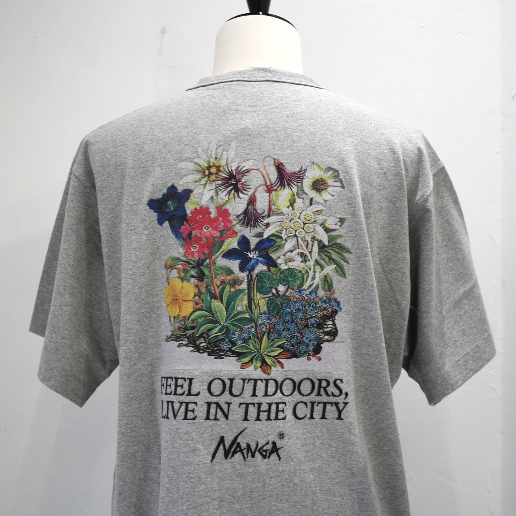 ヴィンテージ　お花 ECO HYBRID VINTAGE FLOWER TEE(エコハイブリッドビンテージフラワーT