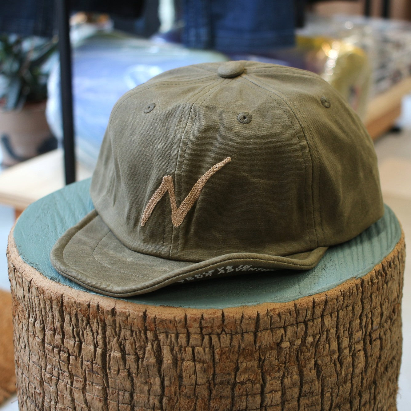 NANGA x Clef WAXED COTTON B.CAP(ナンガ × クレワックスドコットンビーキャップ)