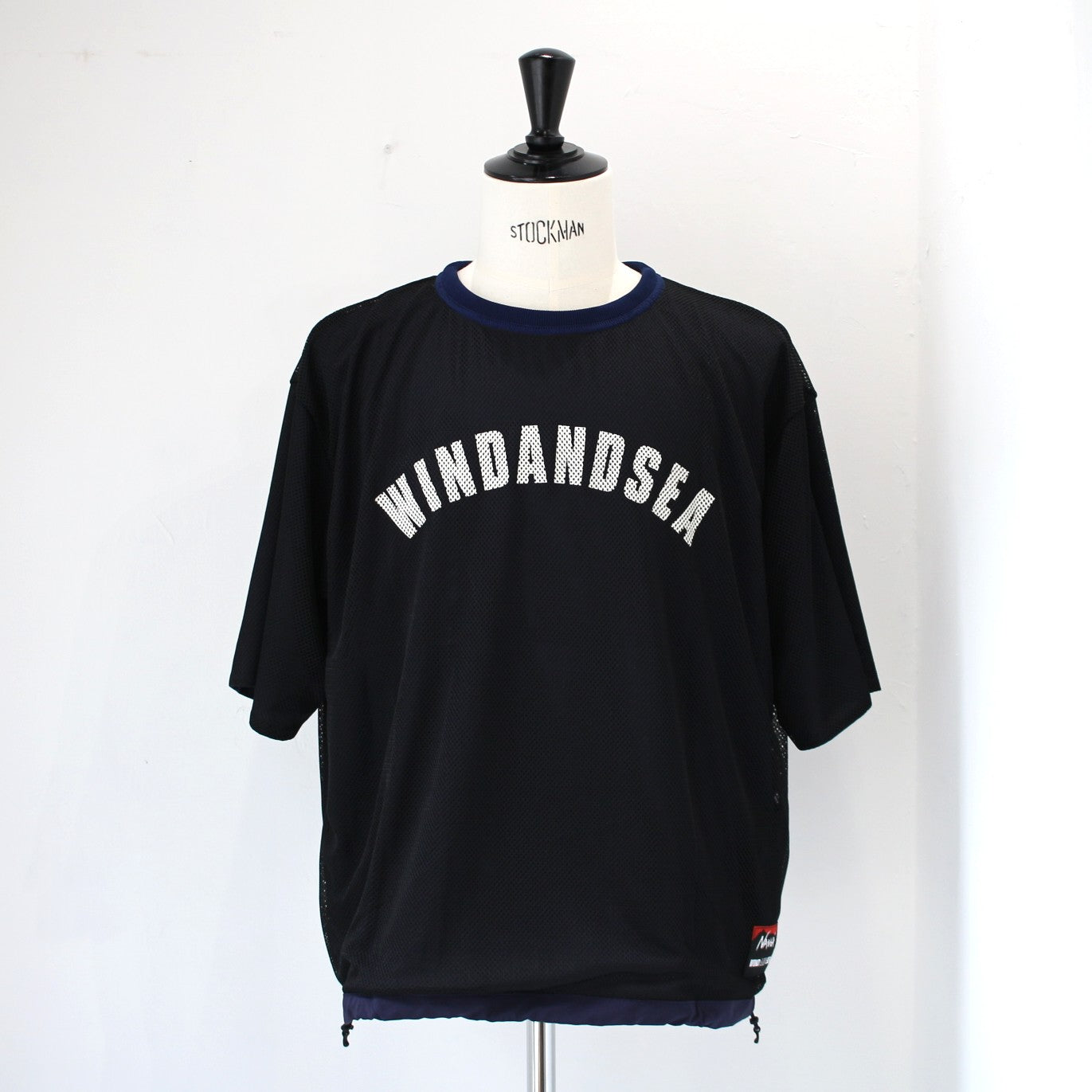 NANGA×WDS PHANTOM GRID REVERSIBLE TEE