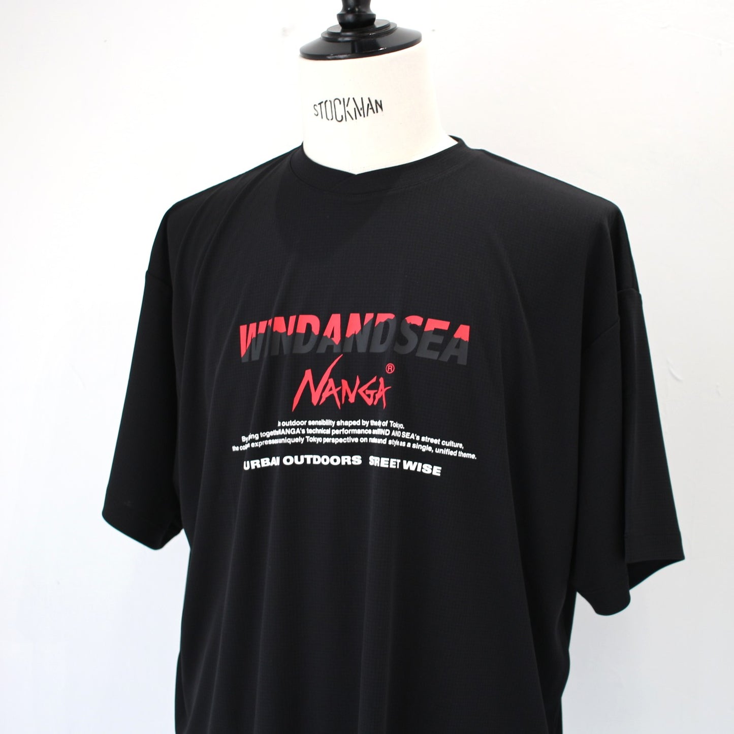 NANGA×WDS POWER DRY NW LOGO TEE